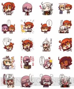 『FGO』リヨ氏によるWEBマンガがLINEスタンプに。「よし10連いっとくか!!」など登場