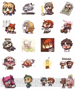 『FGO』リヨ氏によるWEBマンガがLINEスタンプに。「よし10連いっとくか!!」など登場