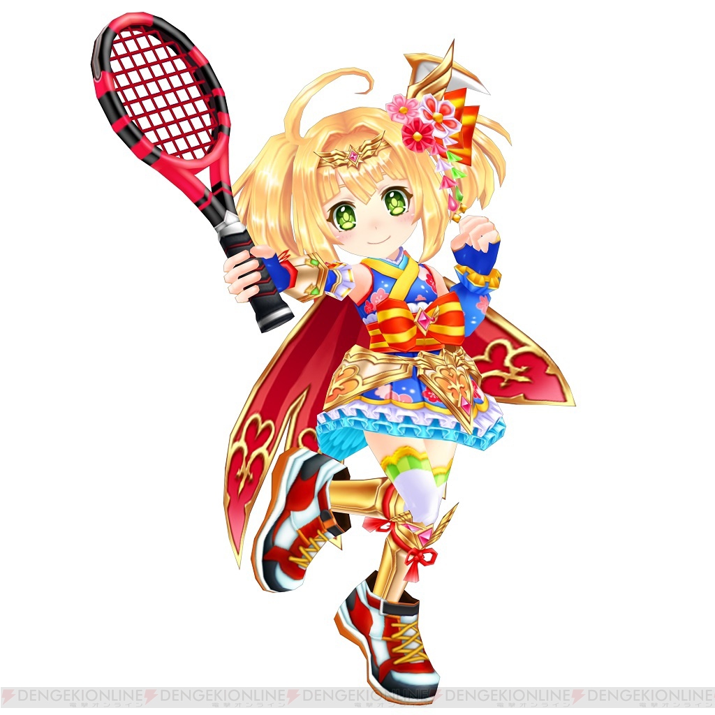 白猫テニス』シャルロット、ソアラ、アマタがお正月にふさわしい 白猫テニス』シャルロット、ソアラ、アマタがお正月にふさわしい