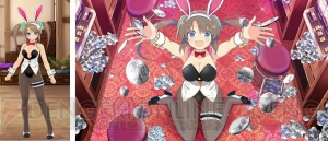 『シノビマスター 閃乱カグラ』バニースーツ衣装の斑鳩などが登場するガチャ実施