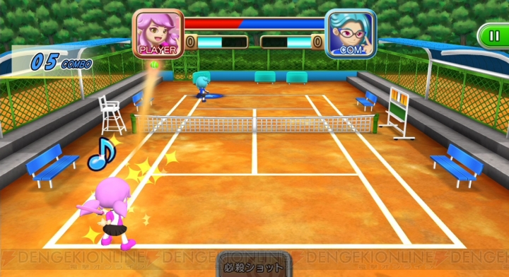 Switch用DLゲーム『テニス』が配信開始。クイックプレイ、勝ち抜き戦、ラリーなど5つのモードが搭載