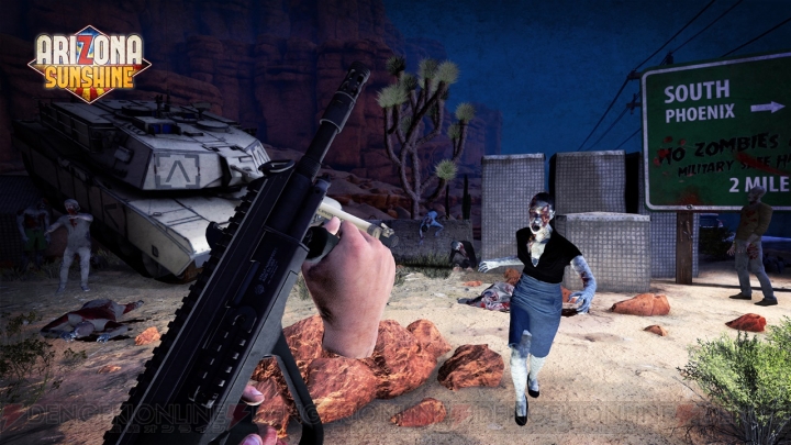 PS VR版『アリゾナ・サンシャイン』が3月22日に発売。“ゾンビ・アポカリプス”の世界を舞台にしたSTG