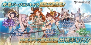 『グラブル』水着バージョンのナルメア、ディアンサ、コルワなどが復刻登場