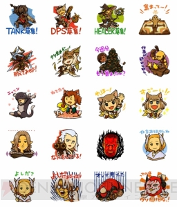 『FF14』新LINEスタンプが登場。オルシュファンの「イイ！」やギルガメッシュの「オレが悪かった」など収録