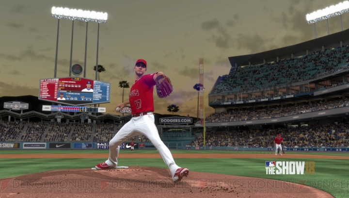 『MLB THE SHOW 18（英語版）』大谷翔平選手の撮影映像が公開。投球、ハイタッチなど忠実に再現