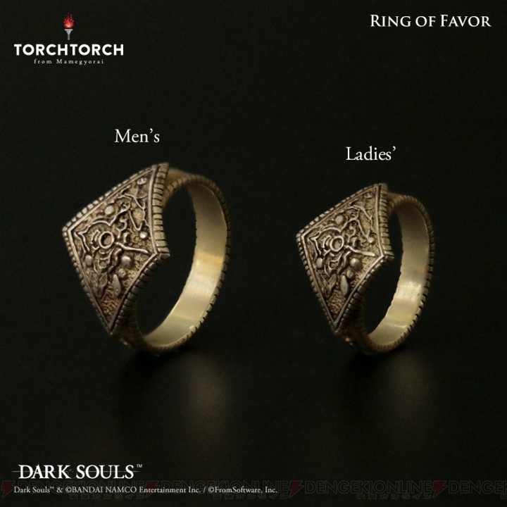 『ダークソウル』寵愛の指輪がアクセサリーとして登場。年代を経たような品格の漂うデザインを再現