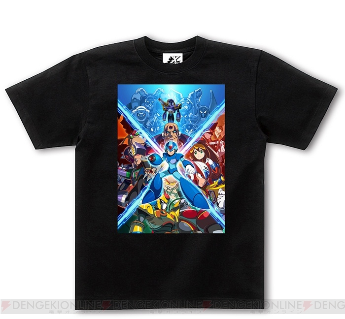 『ロックマンX アニバーサリー コレクション』のサントラとメインビジュアルをデザインしたTシャツが発売