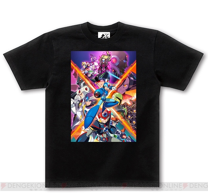 『ロックマンX アニバーサリー コレクション』のサントラとメインビジュアルをデザインしたTシャツが発売