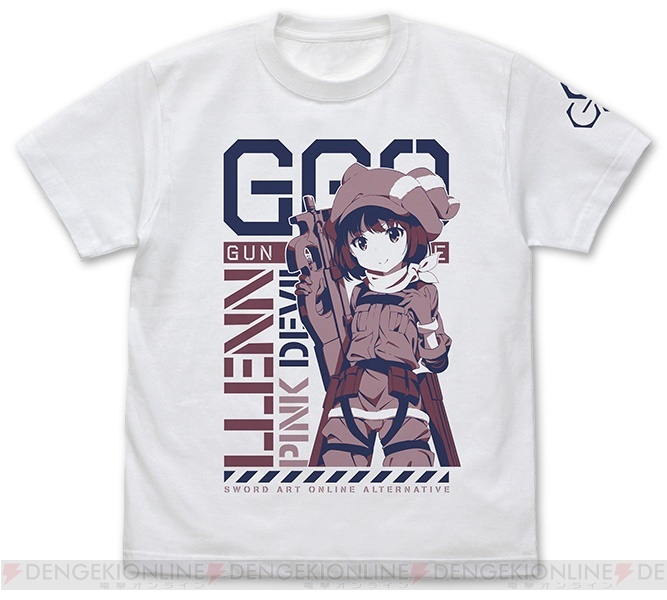 『SAO オルタナティブ ガンゲイル・オンライン』レンがデザインされたTシャツが7月に発売
