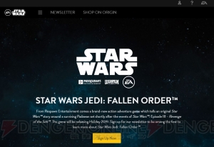 『STAR WARS JEDI：FALLEN ORDER』が発表。発売時期は2019年ホリデーシーズン【E3 2018】