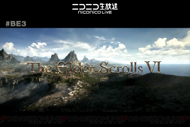 『スカイリム』に続くシリーズ最新作『The Elder Scrolls VI』が発表【E3 2018】
