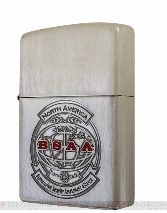『バイオハザード Zippo』が7月下旬に発売。BSAA北米支部のロゴやサムライエッジのメダリオンがデザイン