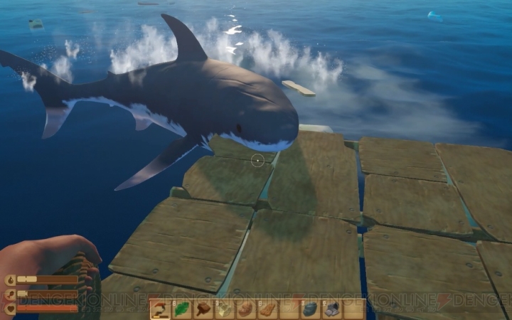【おすすめDLゲーム】『Raft』は漂流サバイバルアクション。サメが泳ぎ回る大海原で生き残れ！