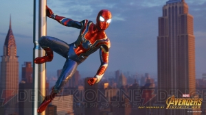 PS4『スパイダーマン』特典で『アベンジャーズ/インフィニティ・ウォー』での新スーツを再現した装備が登場