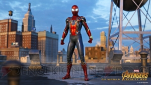 PS4『スパイダーマン』特典で『アベンジャーズ/インフィニティ・ウォー』での新スーツを再現した装備が登場