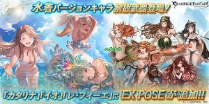 『グラブル』水着レ・フィーエ、イオ、カタリナに新たなポーズが追加