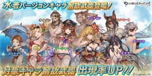 『グラブル』水着バージョンのヴィーラやダヌアが本日19時より復刻登場