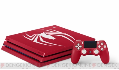 スパイダーマンを象徴するカラーリングを採用したPS4 Proが登場。スーツに刻まれたマークをデザイン - 電撃オンライン