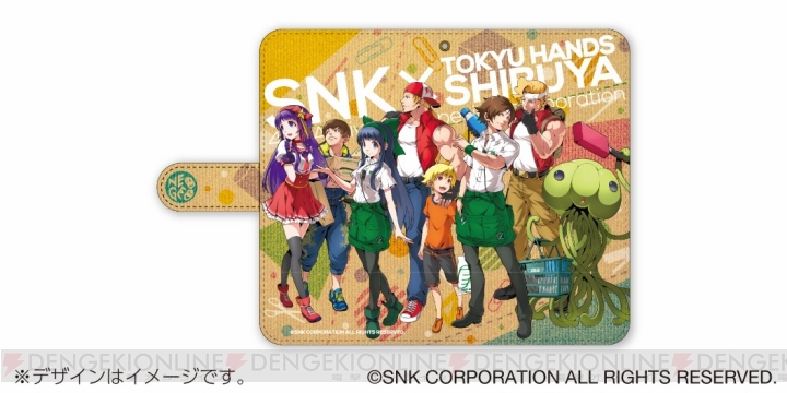 SNKブランド×東急ハンズ渋谷店のコラボが開催。描き下ろしイラストの限定グッズが発売