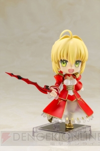 『Fate/EXTRA LE』セイバーのキューポッシュが登場。裾にこだわった真紅のドレスを緻密な造形で再現