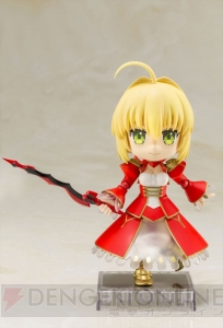 『Fate/EXTRA LE』セイバーのキューポッシュが登場。裾にこだわった真紅のドレスを緻密な造形で再現