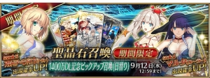 『FGO』1400万DL突破キャンペーンが実施。強化クエストのクリア個数で達成できる新ミッションが追加