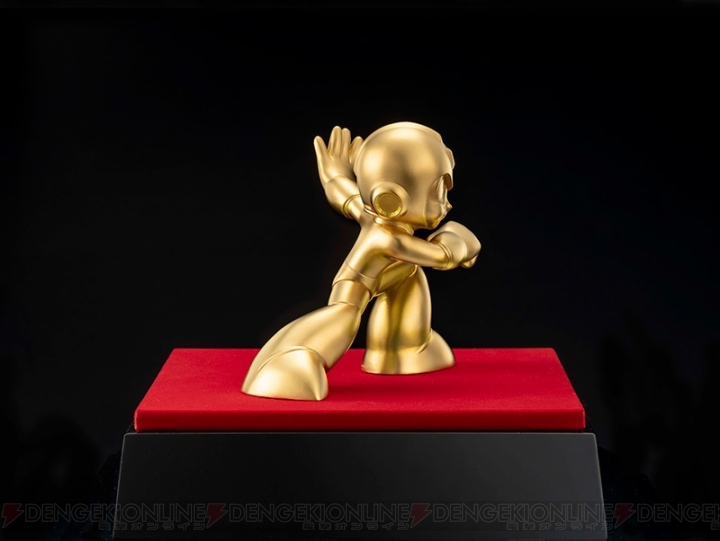 『ロックマン』の純金像が2種のサイズで発売。小サイズの価格は名前にちなんだ69万円