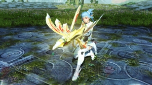 『PSO2』に『es』からニレンカムイやシューティングドライブが登場。ACスクラッチでコスチュームが手に入る