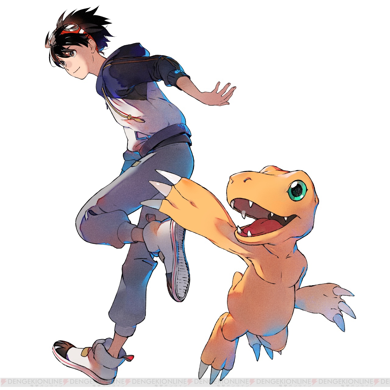 デジモンサヴァイブ 主人公のタクマ アグモンをはじめとした主要人物とデジモンの情報が判明 電撃オンライン