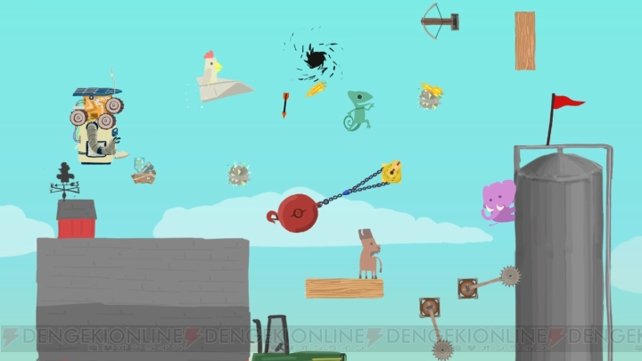 最大4人で争うパーティーアクション『Ultimate Chicken Horse』のSwitch版が配信。PS4版のセールが実施