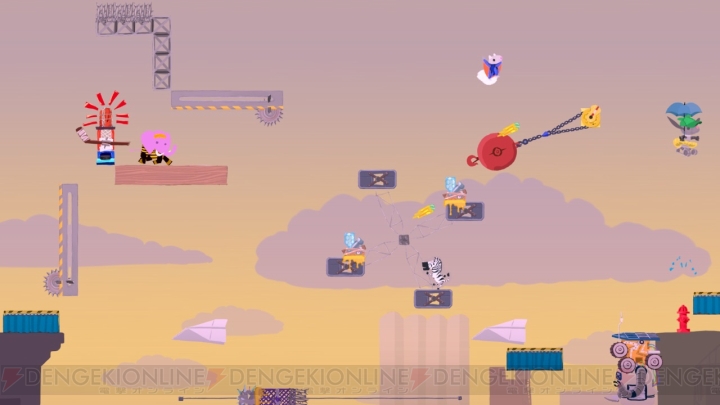 最大4人で争うパーティーアクション『Ultimate Chicken Horse』のSwitch版が配信。PS4版のセールが実施