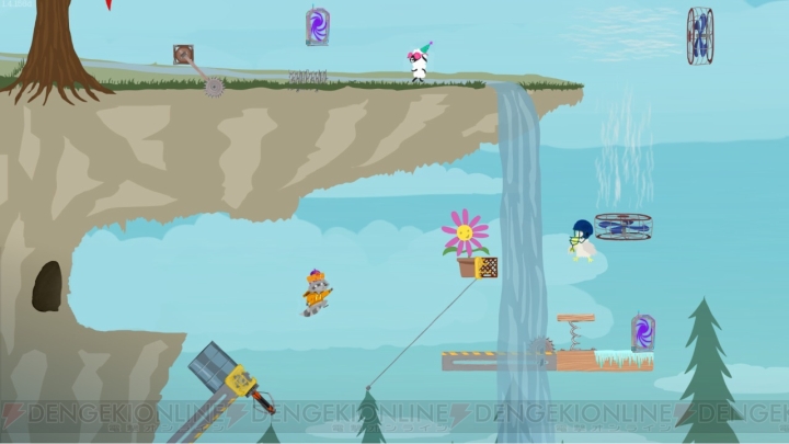 最大4人で争うパーティーアクション『Ultimate Chicken Horse』のSwitch版が配信。PS4版のセールが実施