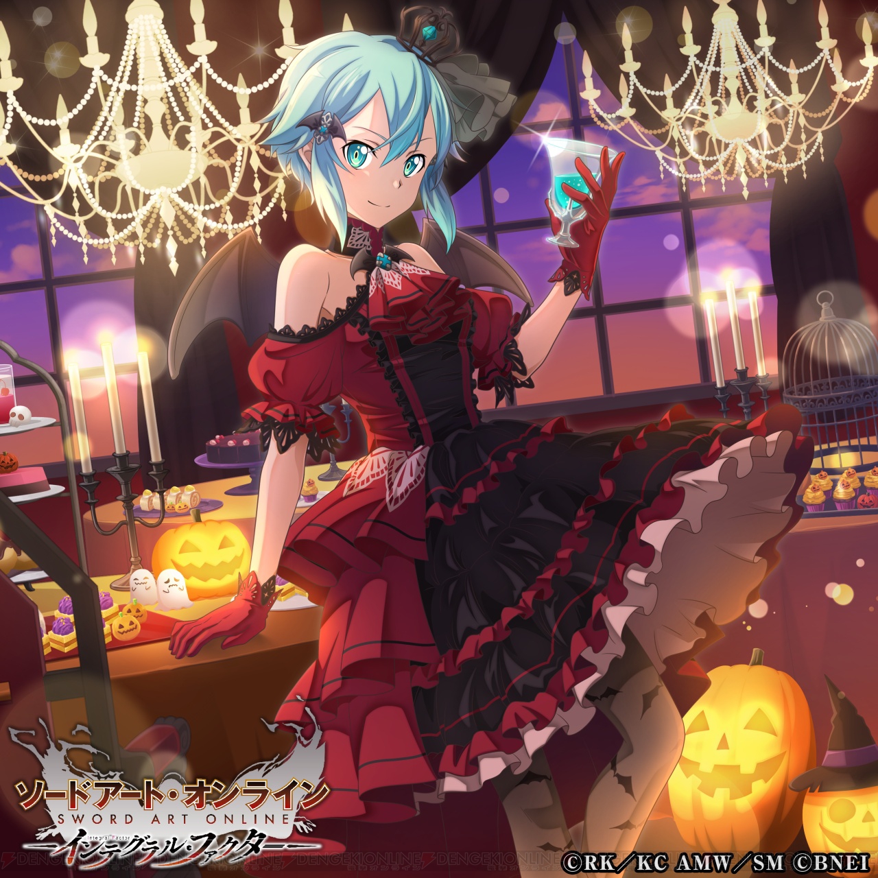 SAO インテグラル・ファクター』シノンとサチのハロウィンスキル