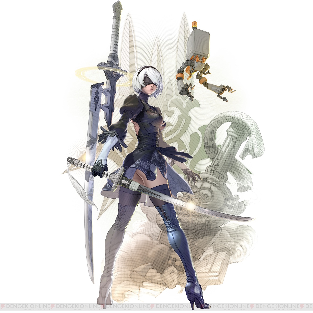 ソウルキャリバーVI』×『NieR：Automata』DLC第2弾として“2B”が