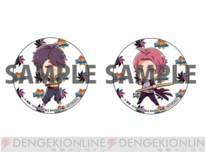『東映バーチャルアイドル“エイトラ”新作CDで「エイトラ×学園BASARA」奇跡のコラボ缶バッジが店舗特典に』