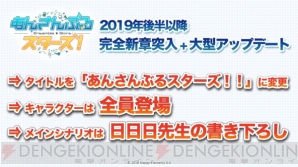 リズムゲームや大型アップデートなど、『あんスタ！』のアプリの新情報を一挙公開！