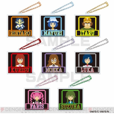 シュタインズゲート 15thライブ 缶バッジ 全8種コンプ ドレスイラスト ピンズ・ピンバッジ・缶