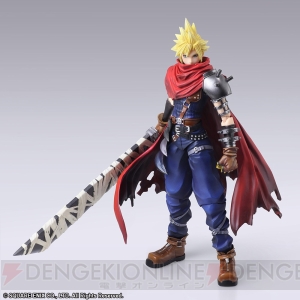 Ff7 異世界に迷い込んだ姿のクラウドのフィギュアが登場 野村哲也さんのイラストをもとに服の彩度を再現 電撃オンライン