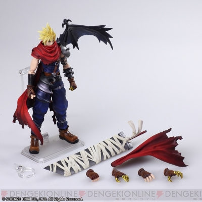 Ff7 異世界に迷い込んだ姿のクラウドのフィギュアが登場 野村哲也さんのイラストをもとに服の彩度を再現 電撃オンライン