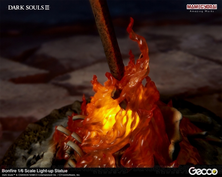 『ダークソウル』シリーズの“篝火”が立体化！ フロム・ソフトウェアのデザインチームによる徹底監修