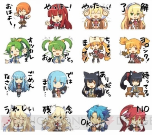 『剣と魔法と学園モノ。』LINEスタンプ配信中。おなじみのキャラがトークを盛り上げる