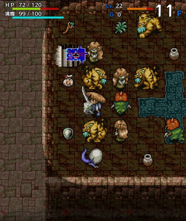 ダンジョン探索型rpg 不思議のダンジョン 風来のシレン のios Android版が近日配信 電撃オンライン