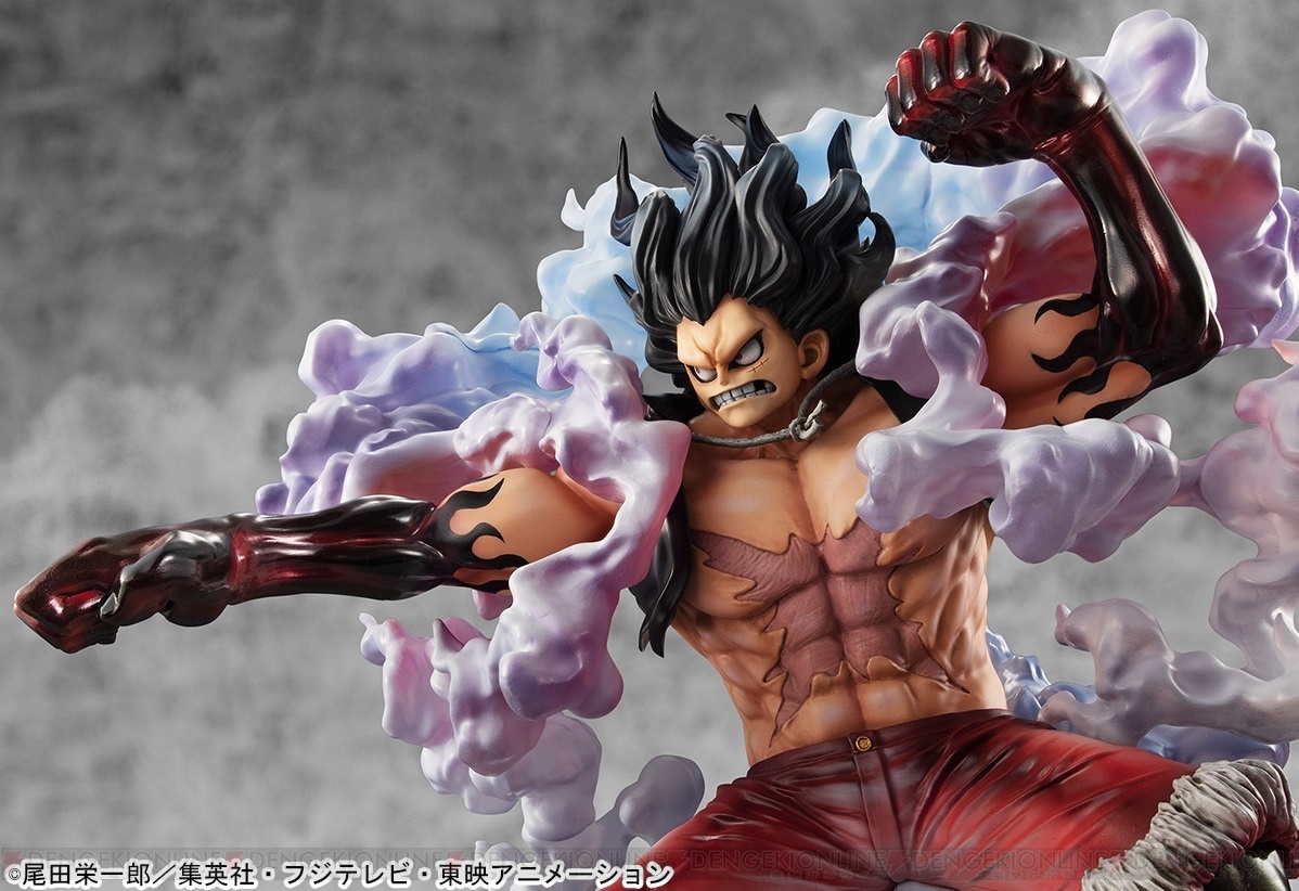 ワンピース』ルフィの新形態“ギア4”スネイクマンが気迫あふれる