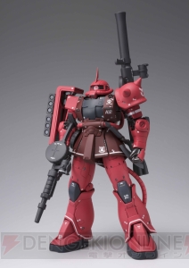 『ガンダムTHE ORIGIN』シャア専用ザク2が完全新規造形で立体化。オリジナルカラーのガンダムも登場