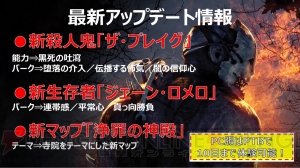 『デッドバイデイライト』意識調査第2弾の結果を発表！ 『DbD』プレイヤーが好きな生存者＆殺人鬼は？