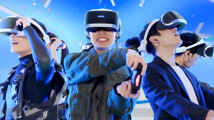 『PlayStation VR WORLDS』『アストロボット』『シアタールーム VR』を紹介した映像配信