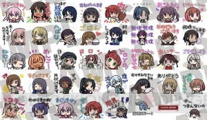 『アリスギア』アクトレス34人を含む、全40種がかわいくデフォルメされたLINEスタンプ配信