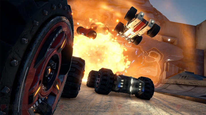 近未来が舞台のレーシングゲーム『GRIP： Combat Racing』のPS4/Switch版が配信中