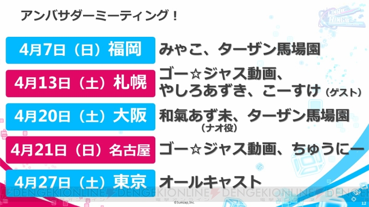 『リンクスリングス』オフイベの生配信が決定。キャラの入手方法やグレード制度も判明