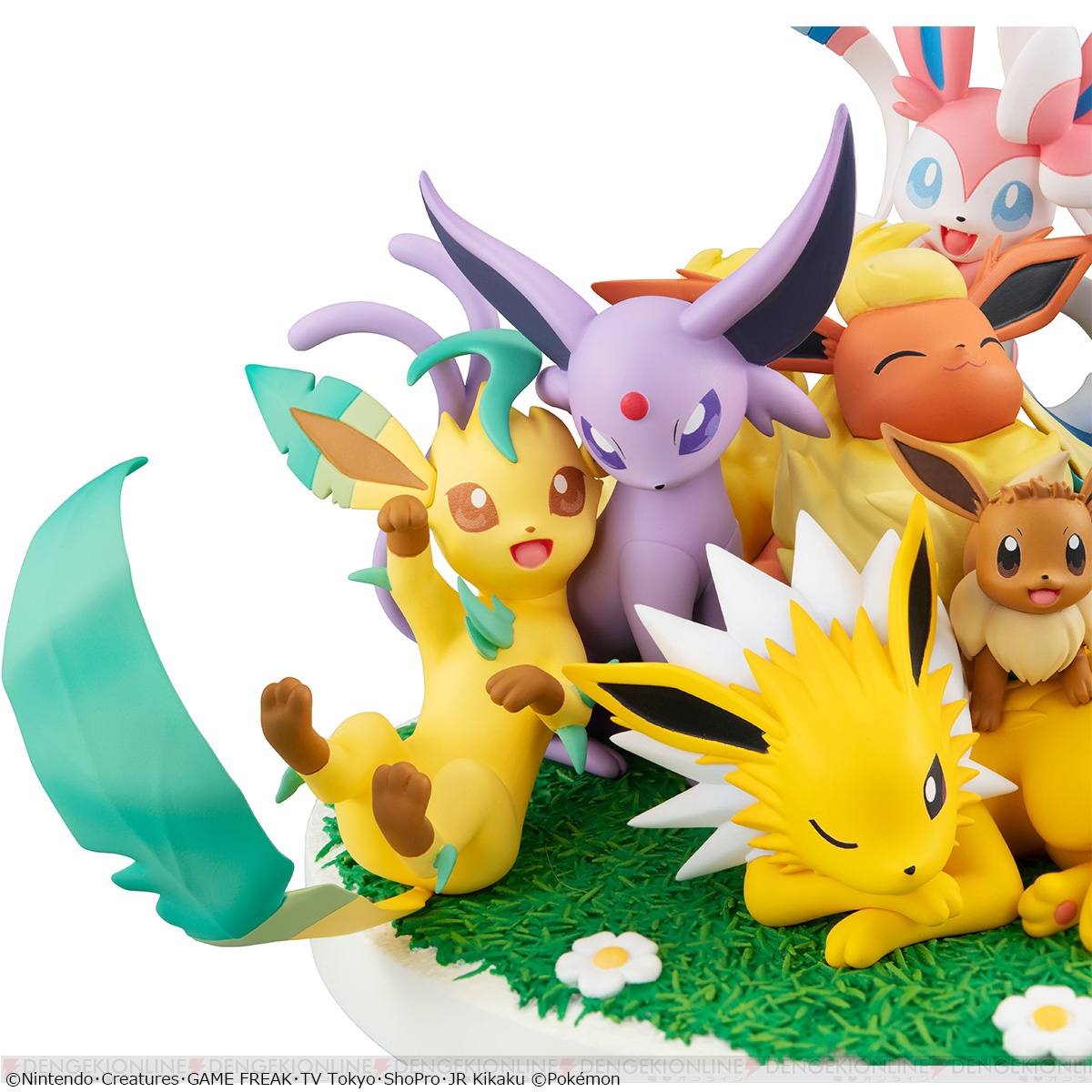 ポケモン』イーブイと進化形ポケモン8匹がフィギュア化。それぞれ個性の違う豊かな表情に注目 - 電撃オンライン